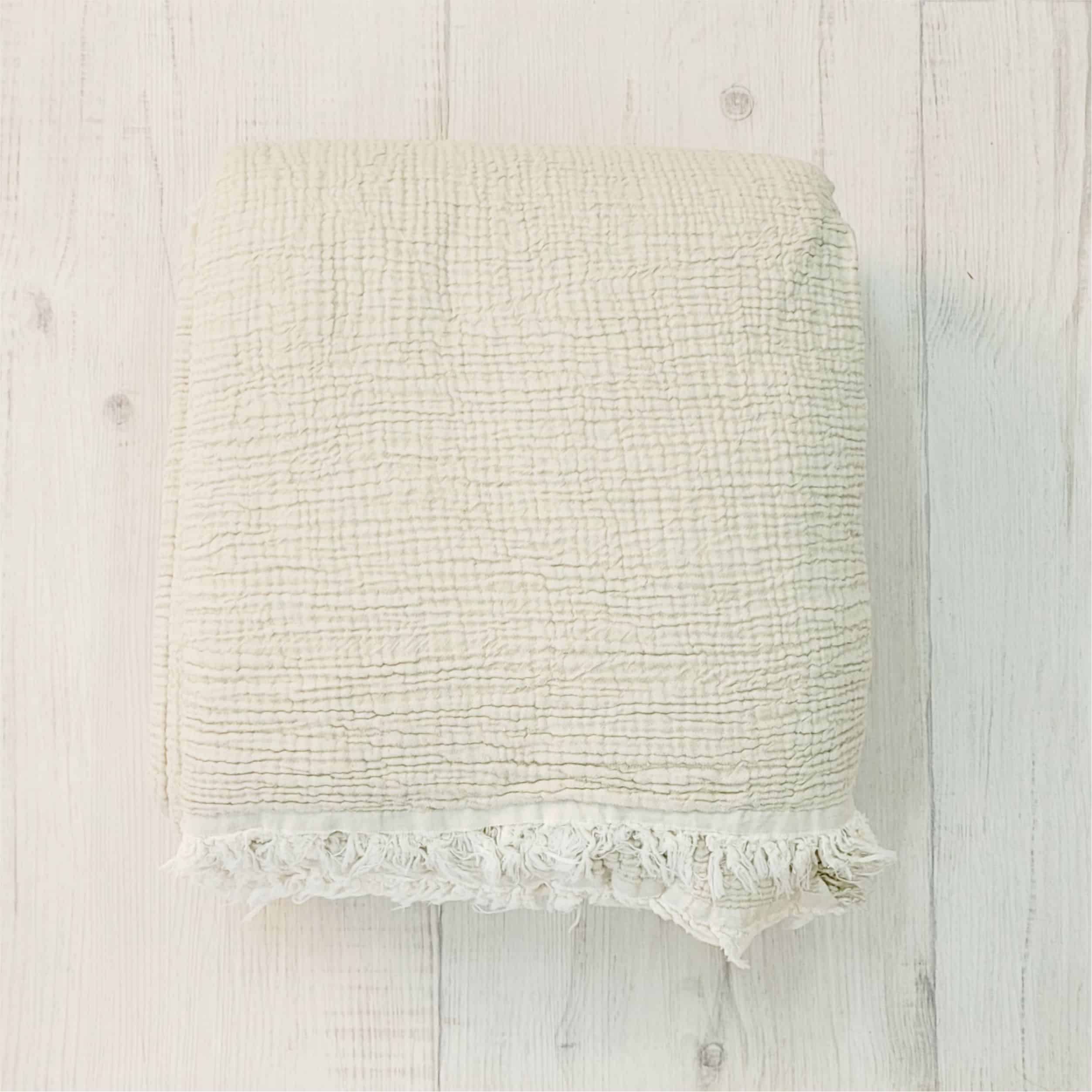 כיסוי מיטה כותנה טטרה בסגנון בוהו