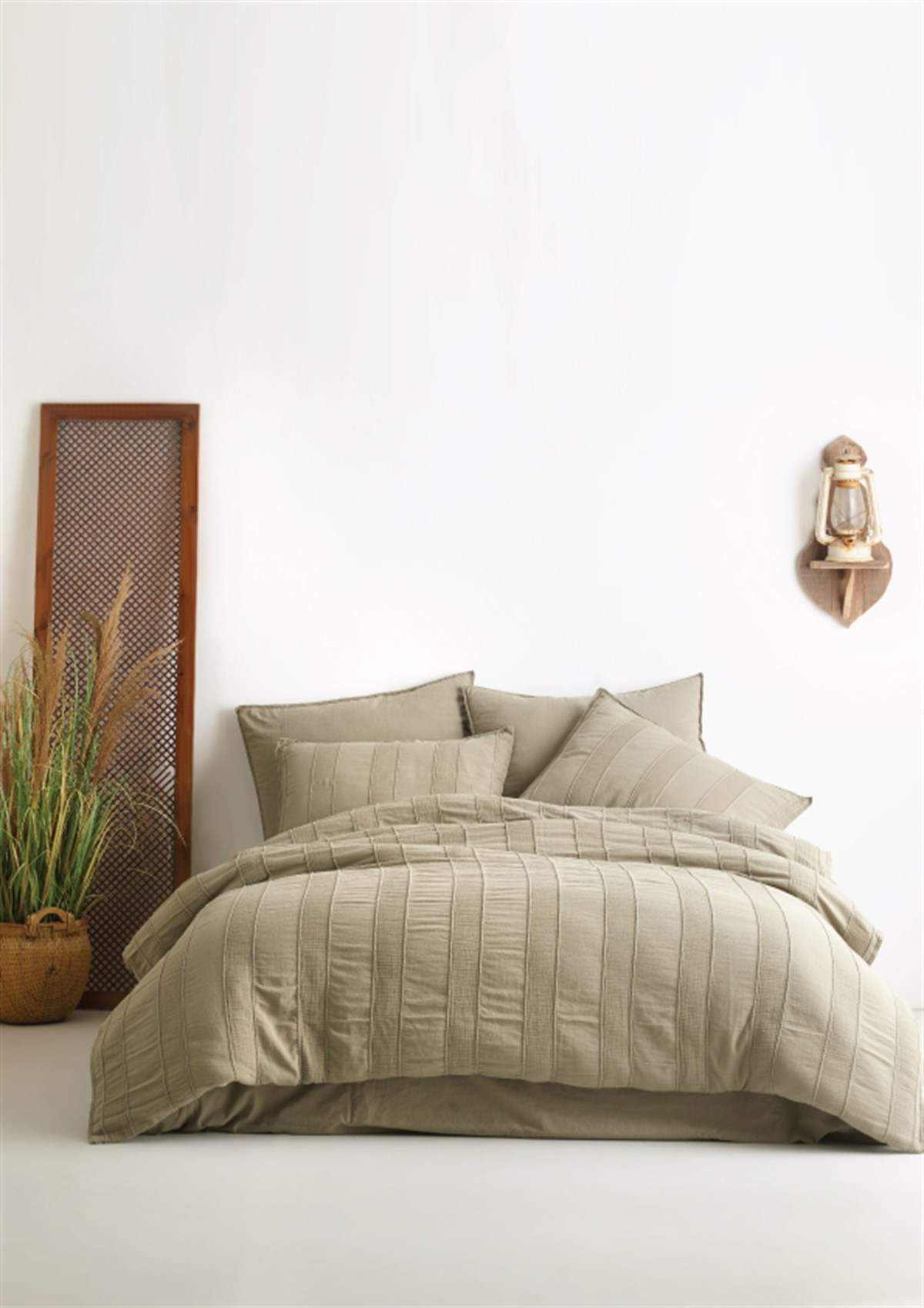 סט מצעי כותנה אנדלוסיה אקארד זית