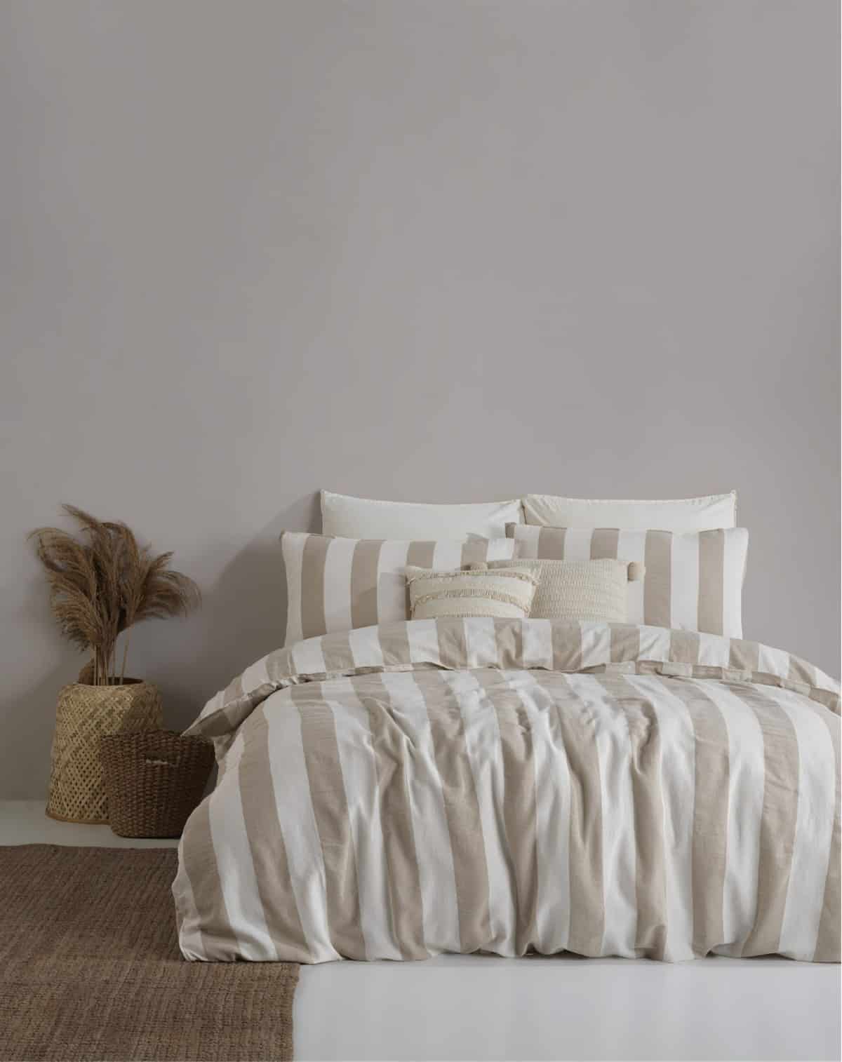 סט מצעי כותנה לין אפיס וינטג'