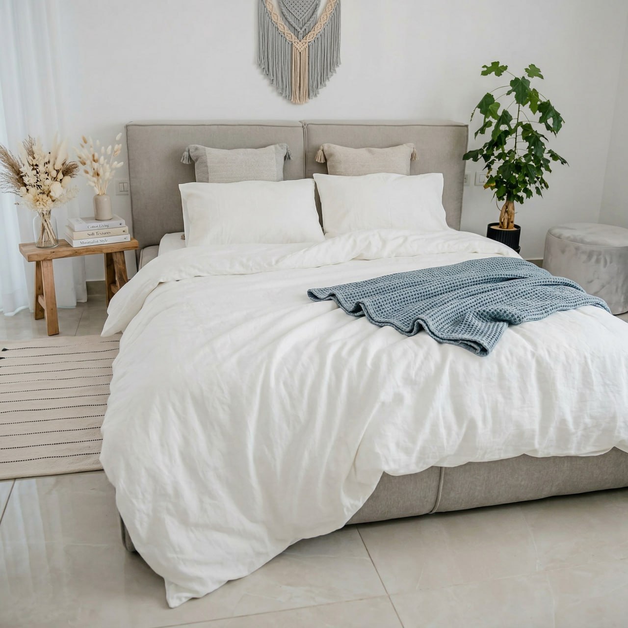 סט מצעים פשתן&כותנה: הטוב משני העולמות